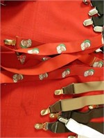 Assorted suspenders lot.