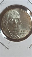 2019 P. Jefferson nickel