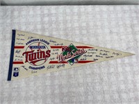 1987 TWINS A.L. Champions/World Series Pennant