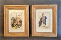 Two Small Framed Decorative Prints