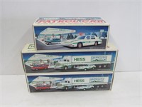 3 Hess Trucks 2- 1992 + 1993