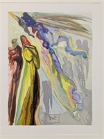 Salvador Dali Wood Block Print, 1964