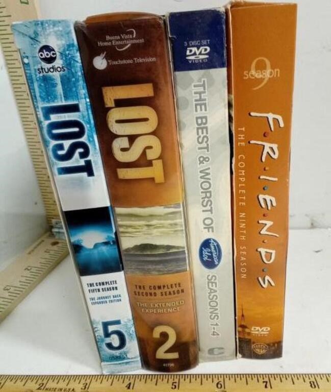 Lost, American Idol & Friends TV DVDS