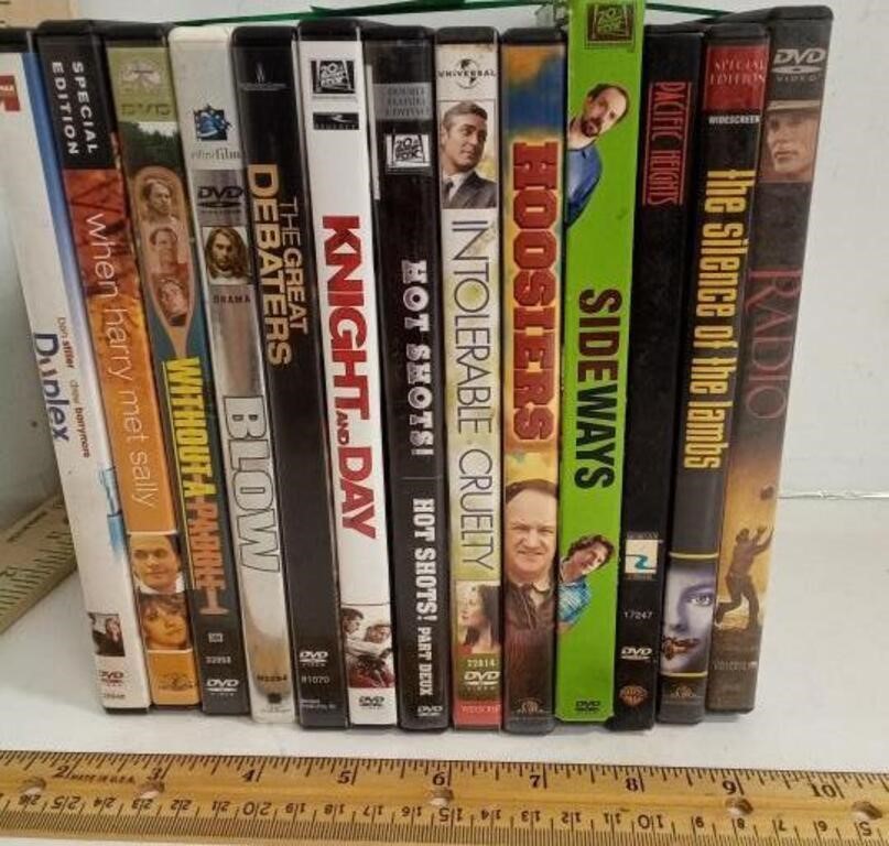 RomCom, Suspense,  & More DVDS