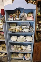 Bookcase & Collectible Glassware