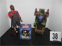 1983 Mr. T w/stand, Animated Frankenstein, and