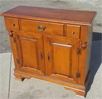 Young Republic Tell City Maple Entry Cabinet