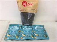 2.2Lb Bag Chia Seeds & 3 Pur Grains Side Dishes