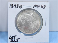 1898o Morgan Silver Dollar, MS-63