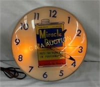 12 1/2IN LIGHTUP MIRACLE POWER CLOCK
