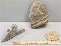 Shell Fossil & Archaic Style Tools Lot