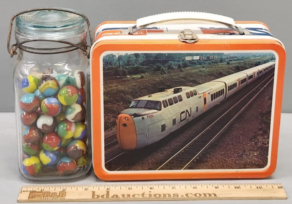 Marbles & CP Rail Ohio Art Lunchbox