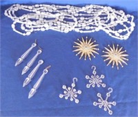 Vintage plastic bead Christmas garland - Plastic