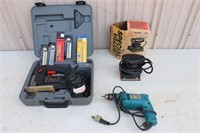 Electric Drill, Jig Saw, Palm Sander