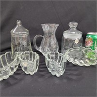 Princess House Juice pitcher, small canister,