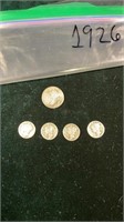 Lot of 1926 Silver Coins