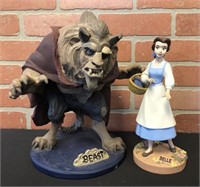 Belle and Beast Numbered Statues