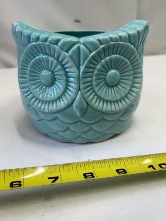 Ceramic Owl Multi Purpose Utensil Holder Vase