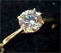 $2500 10K Lab Diamond (0.8Ct Vs Gh) Ring