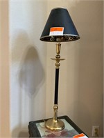 Black Candle Style Buffet Lamp