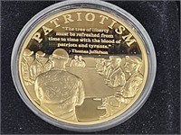 24 Kt. Gold PLATED 9/11 Commerative Coin