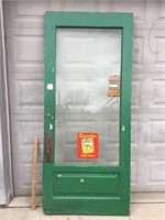 Large Country Store Door w CAMEL CIGARETTE Decal