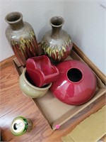 Lot of Vases, Ceramic Planters