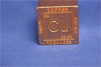 Ten Ounces Copper Cube