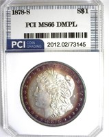 1878-S Morgan MS66 DMPL LISTS $27500