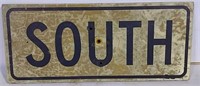 Wooden SOUTH Sign