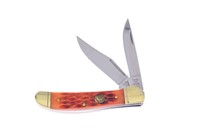 Hen & Rooster Carmel Copperhead Knife