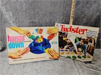 Hands Down and Twister Games