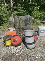 shrimp pot and weighted line lot