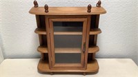 Small Table Top Or Wall Hanging Curio Cabinet
