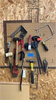 Hand tool: crowbar,18” pipe wrench, clamp, vice