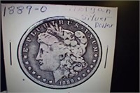1889o Morgan Silver Dollar