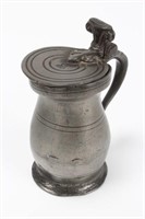 Early 19th Century "Bronte Family" Pewter Lidded