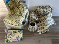 Floral Pillow Shams & Comforters & Fabric