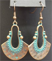 Copper earrings