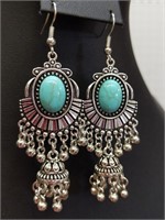 Turquoise style earrings