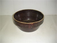 Vintage Crock Bowl  13 inches