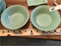 (2) Jade-ite Bowls