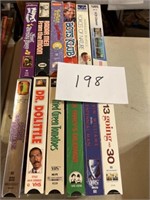 (12) VINTAGE VHS
