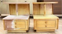 Pair MCM Kent Coffey nightstands, see photos