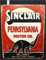 Metal Sinclair Motor Oil sign
