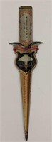 Vintage Welsbach Lights Advertising Letter Opener