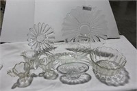 Large Lot of Clear Glass