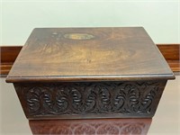 Red Walnut Bible Box (44cm W x 23cm H x 25cm D)