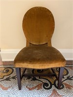 Georgian Mahogany Side Chair with Oval Back