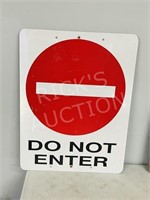 Do Not Enter sign - 18" x 24"